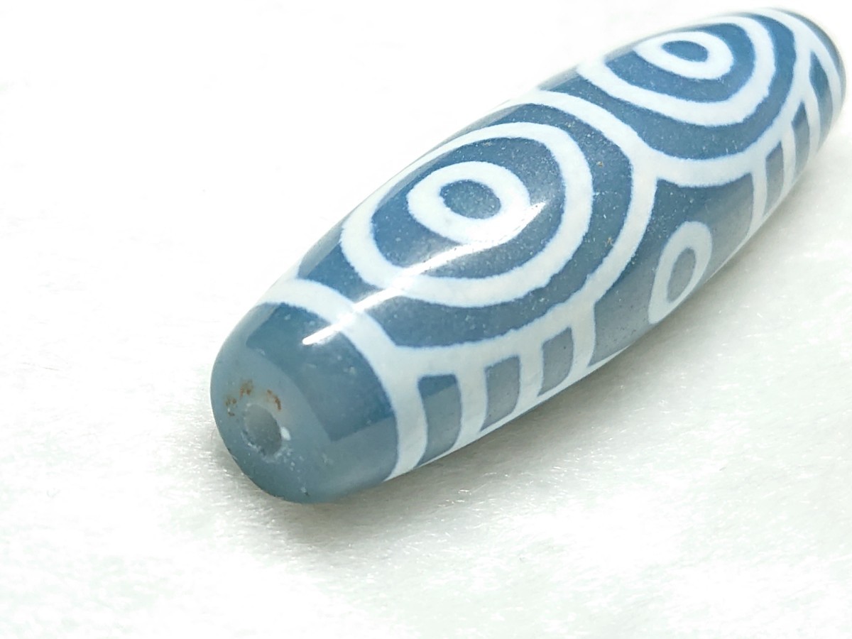 希少な青 青・龍眼天珠(チベット老玉髄天珠)｜Yahoo!フリマ（旧PayPay