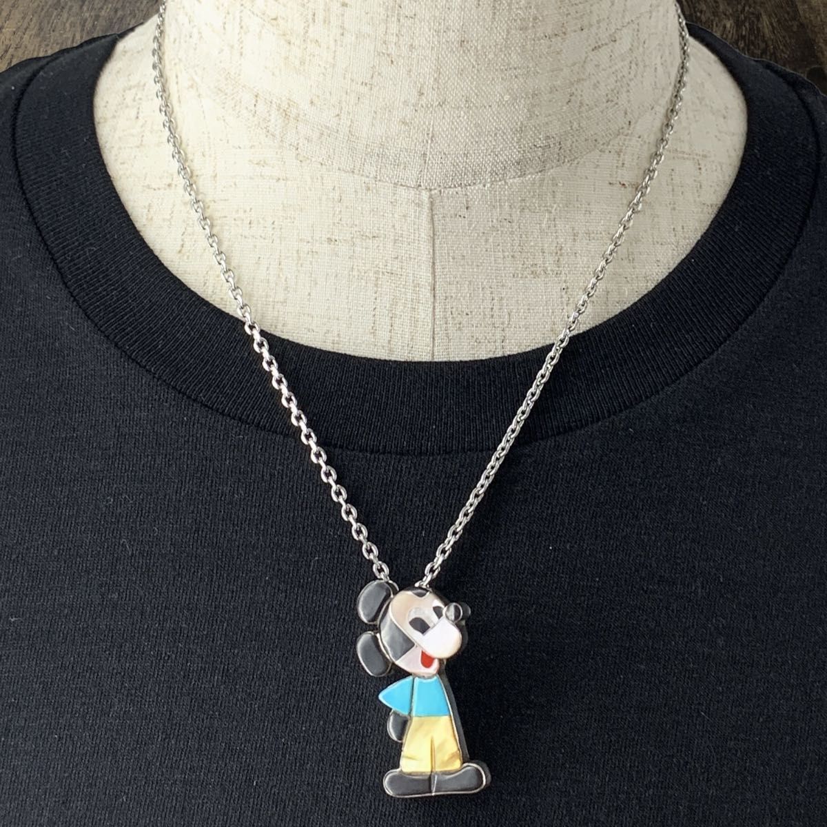 希少 Zuni ズニ族 ミッキーマウス Mickey インディアンジュエリー