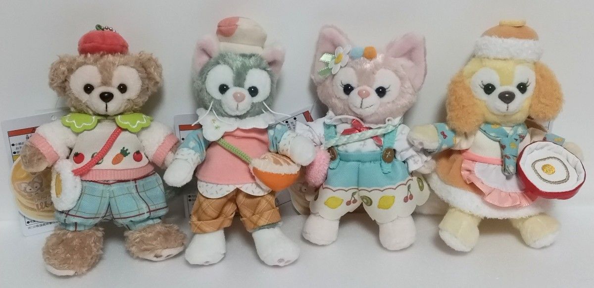 ワンダフルキッチン ぬいぐるみバッジ4点セット 東京ディズニーシー