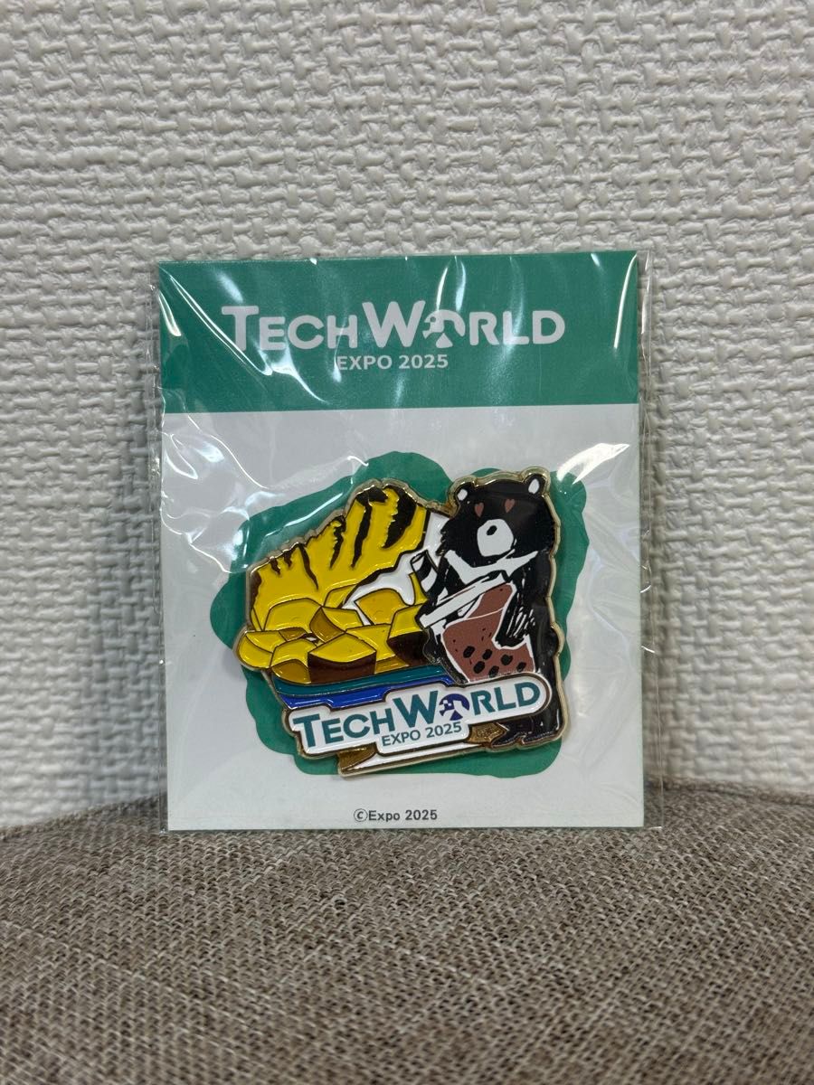 テックワールド TECH WORLD ピンバッチ 関西万博 EXPO2025 非売品