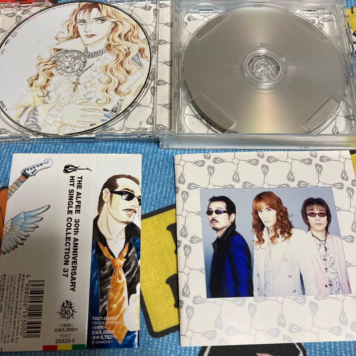 THE ALFEE アルフィー CD 30周年記念アルバム3枚組 帯付き シングル