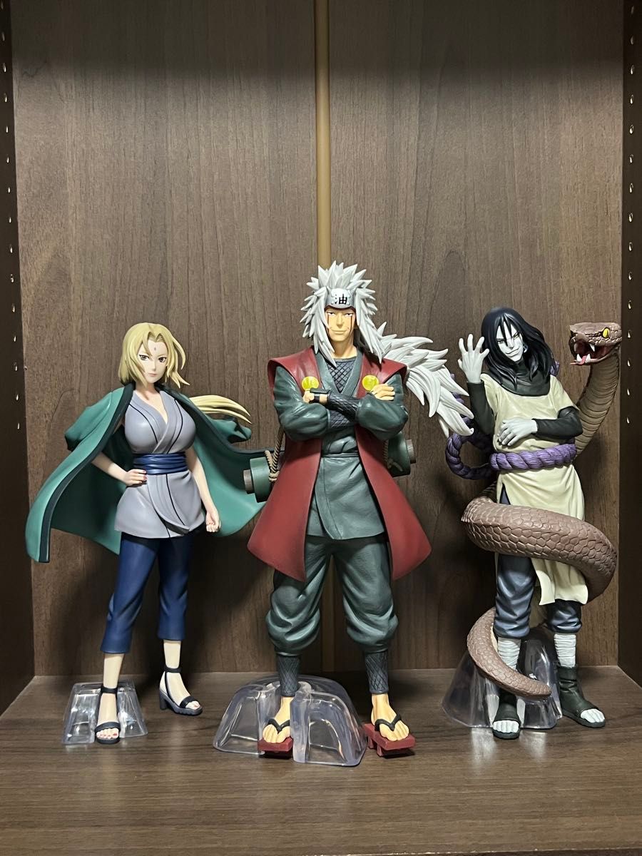 一番くじ NARUTO-ナルト- 疾風伝 伝説の三忍 A賞 自来也 B賞 大蛇丸 C