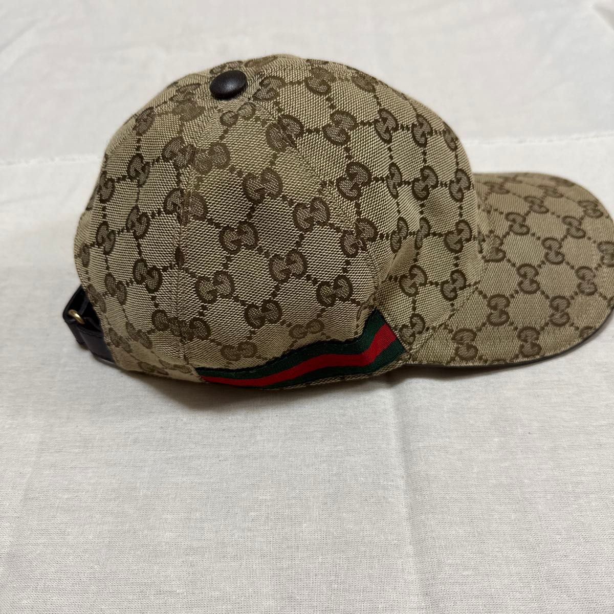 GUCCI グッチ GGキャンバス ベースボールキャップ ベージュ｜Yahoo