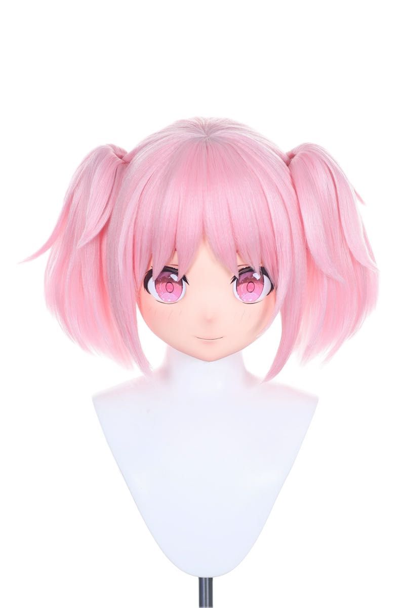 在庫あり】全頭面 鹿目まどか 着ぐるみ マスク コスプレ 鍵つき マスク