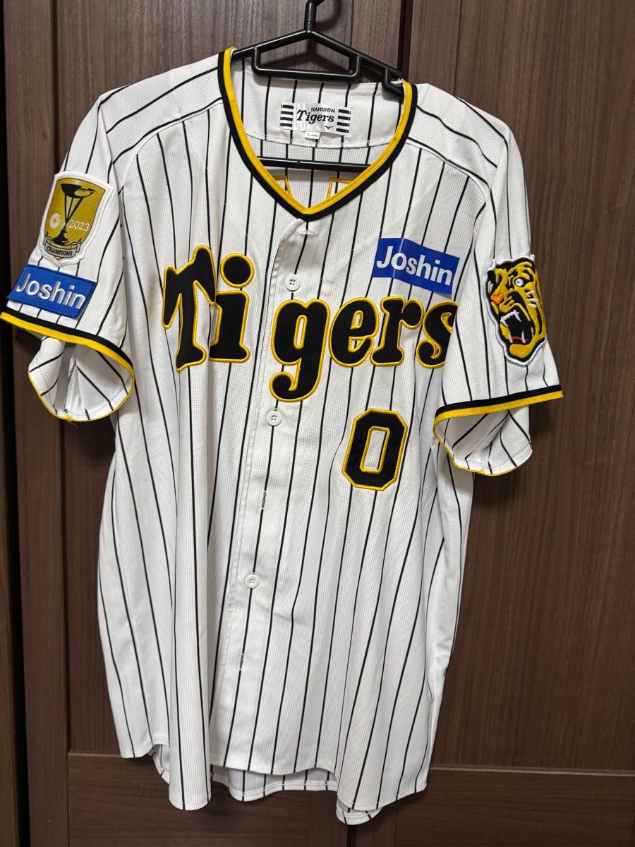 阪神タイガース 木浪聖也 ユニフォーム 2023 チャンピオンエンブレム付