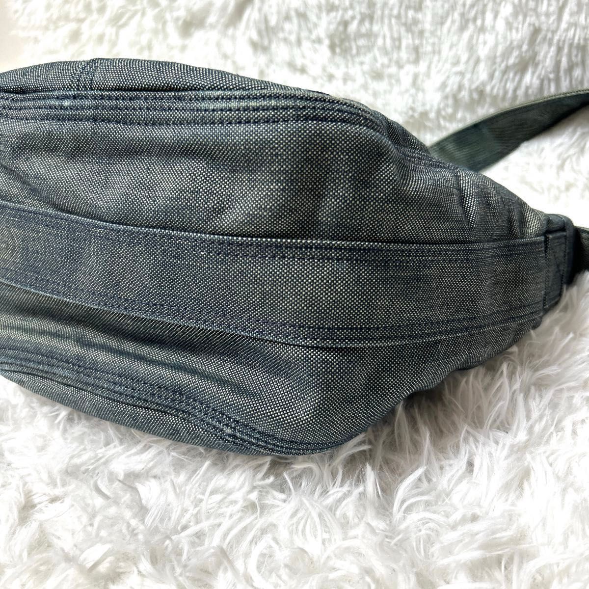 美品】希少 廃盤品 PORTER ショルダーバッグDEEPER ディーパー デニム