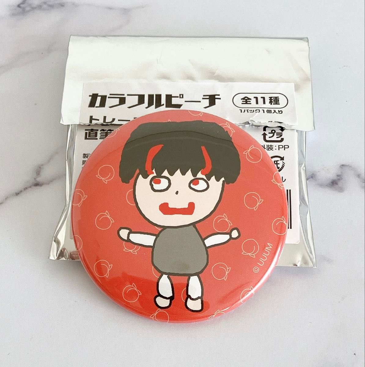 カラフルピーチ 直筆イラスト缶バッジ ゆあんくん からぴち｜Yahoo
