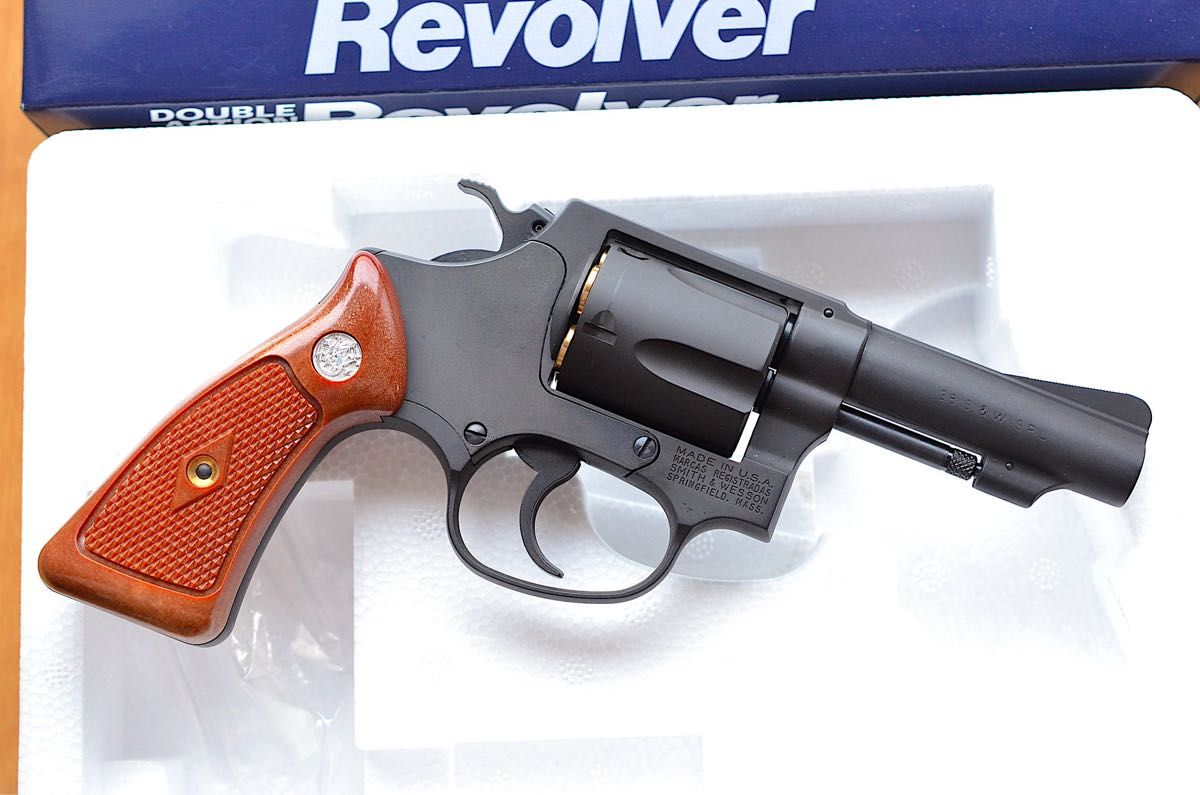 未発火 極美品 タナカ S&W M36 3インチ スクエアバット Ver 2