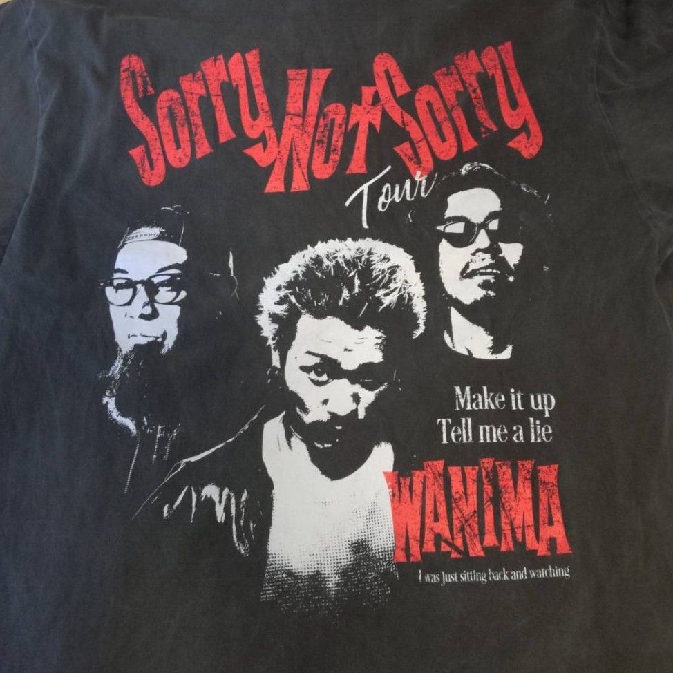 WANIMA Sorry Not Sorry Tour Tシャツ XXL 黒 ブラック ワニマ 限定