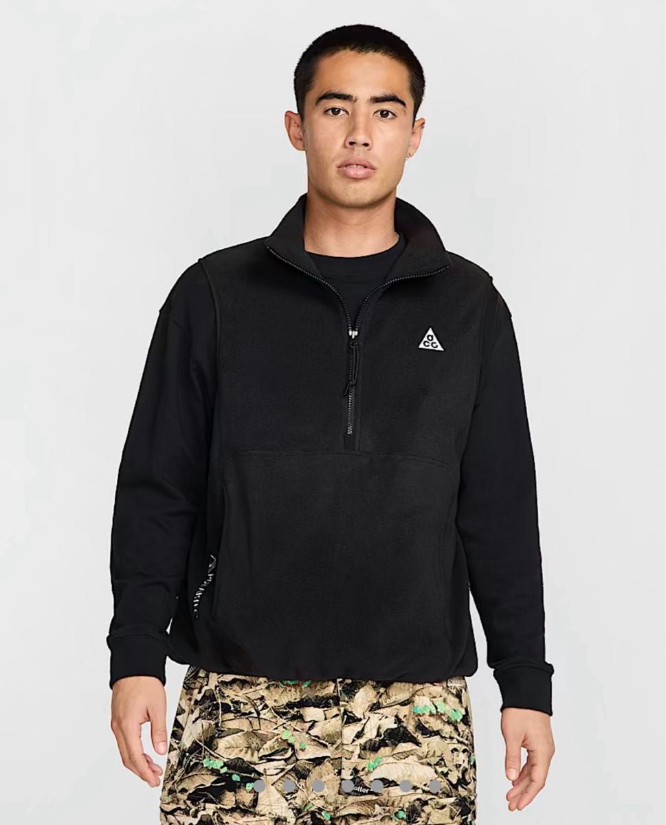 新品未開封】XLサイズ NIKE ACG Wolf Tree フリースベスト ブラック