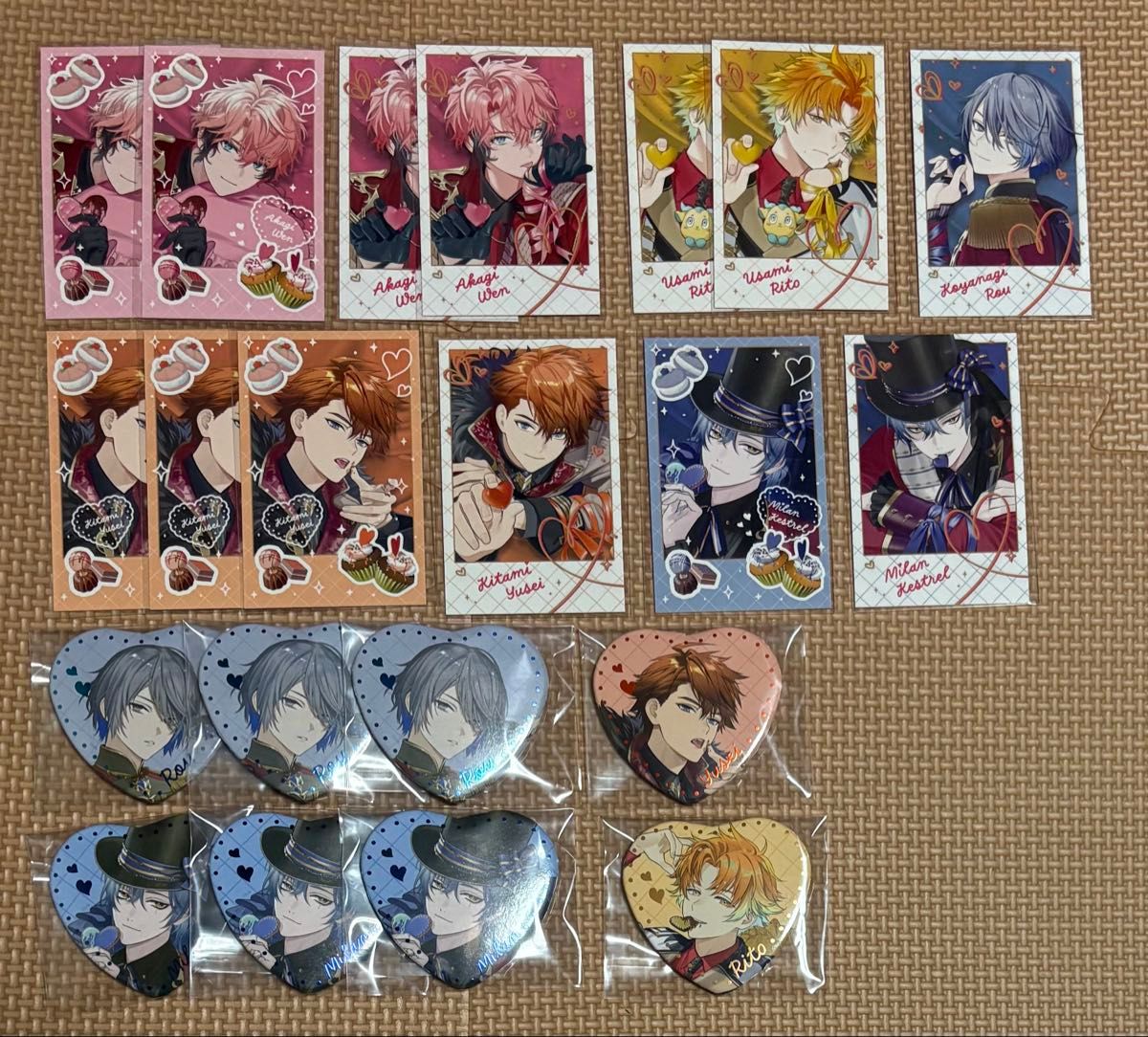 にじさんじ【Melty Valentine】ランダムハート型缶バッジ｜Yahoo