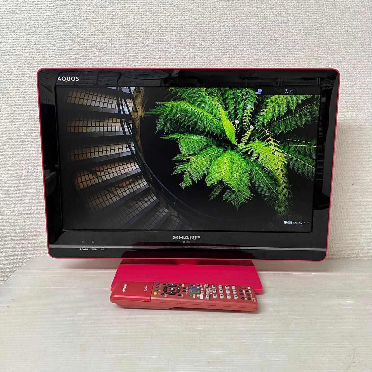 シャープ 19V型 液晶 テレビ AQUOS 希少レアピンクLC-19K5-B