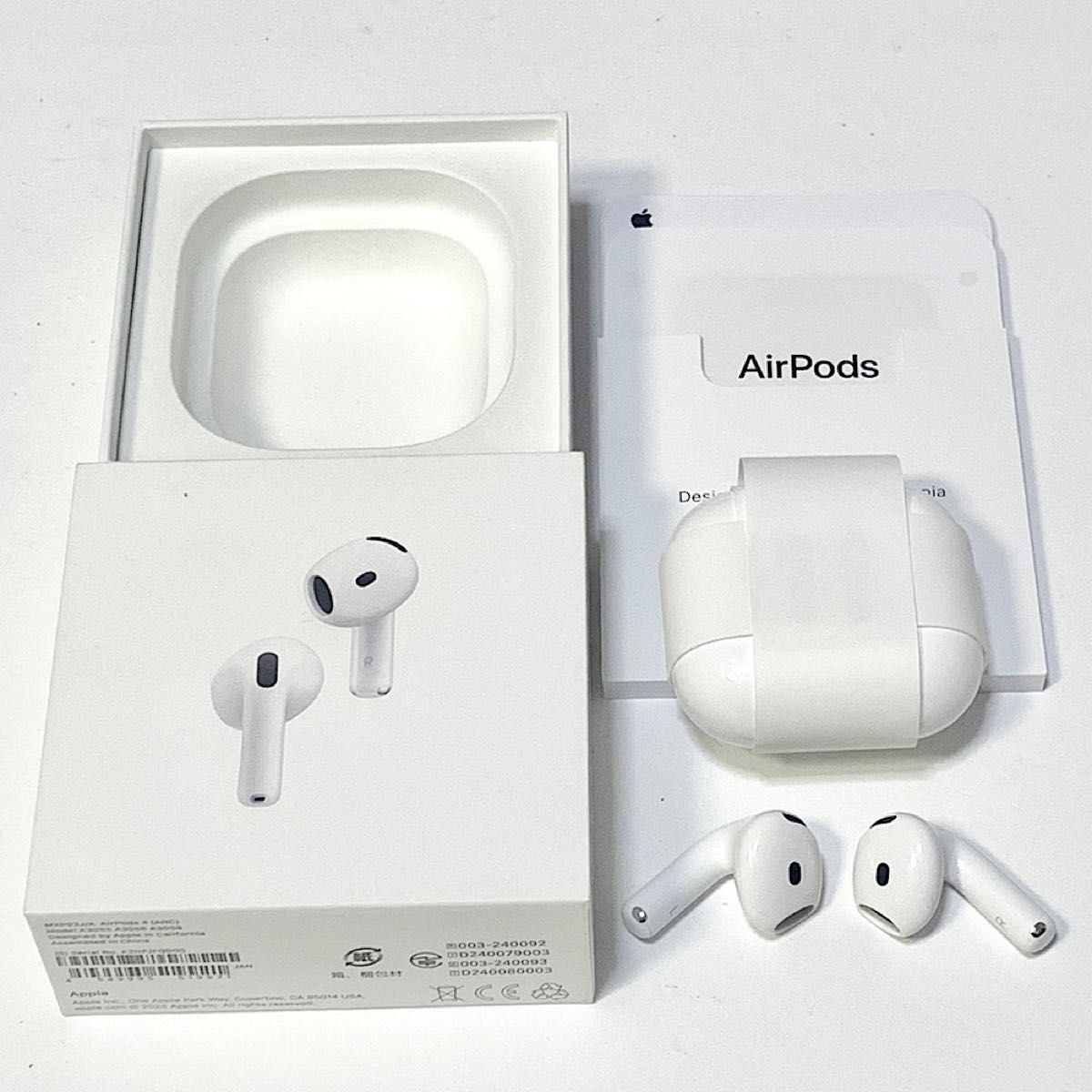 ほぼ未使用 Apple保証2025年12月4日迄 AirPods 4（ANC） MXP 93J/A