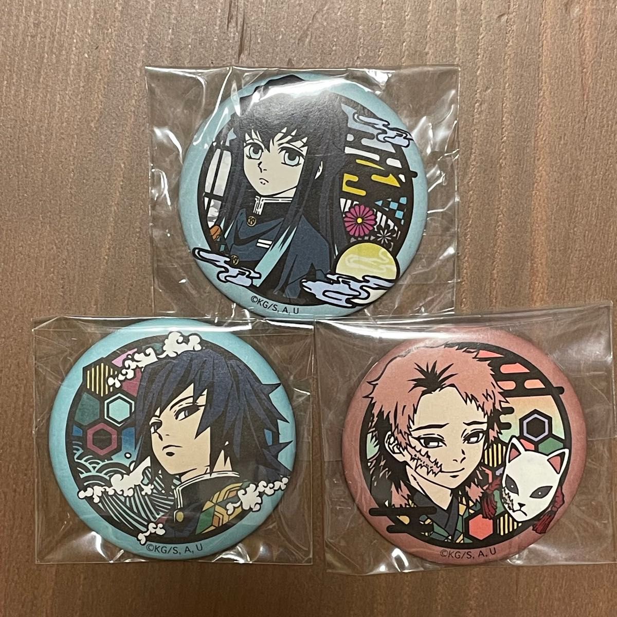 鬼滅の刃 和紙缶バッジ 切り絵シリーズ ジャンプショップ限定 缶バッジ