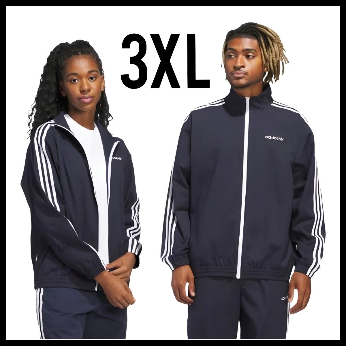 adidas 濃紺 3XL スケートボーディングファイヤーバードトラック