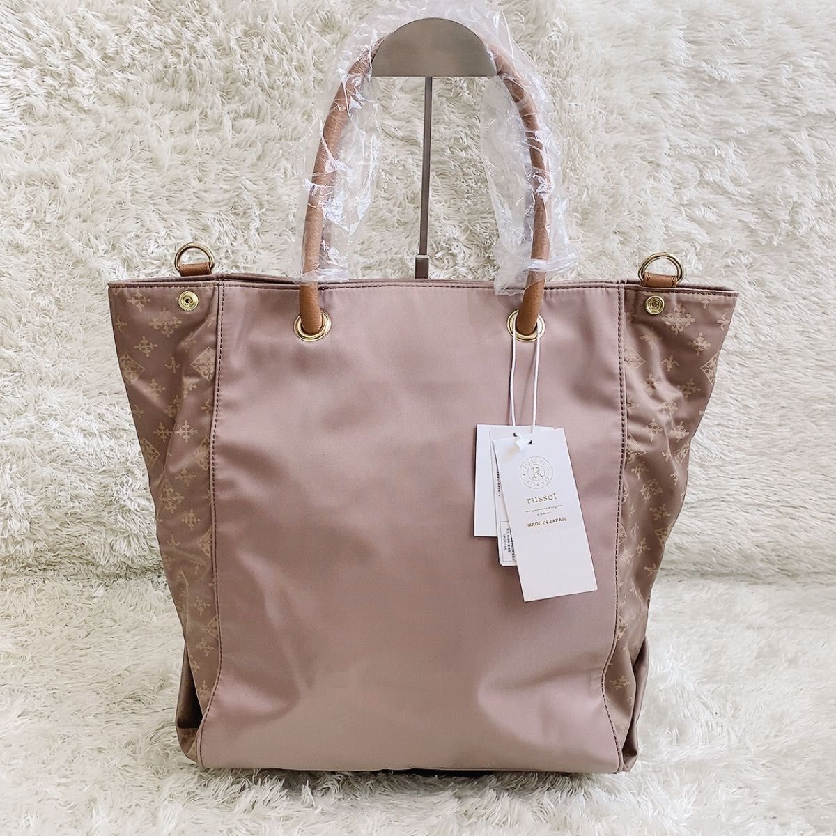 新品タグ付き russet ラシット コンビネーションショッパー 2way