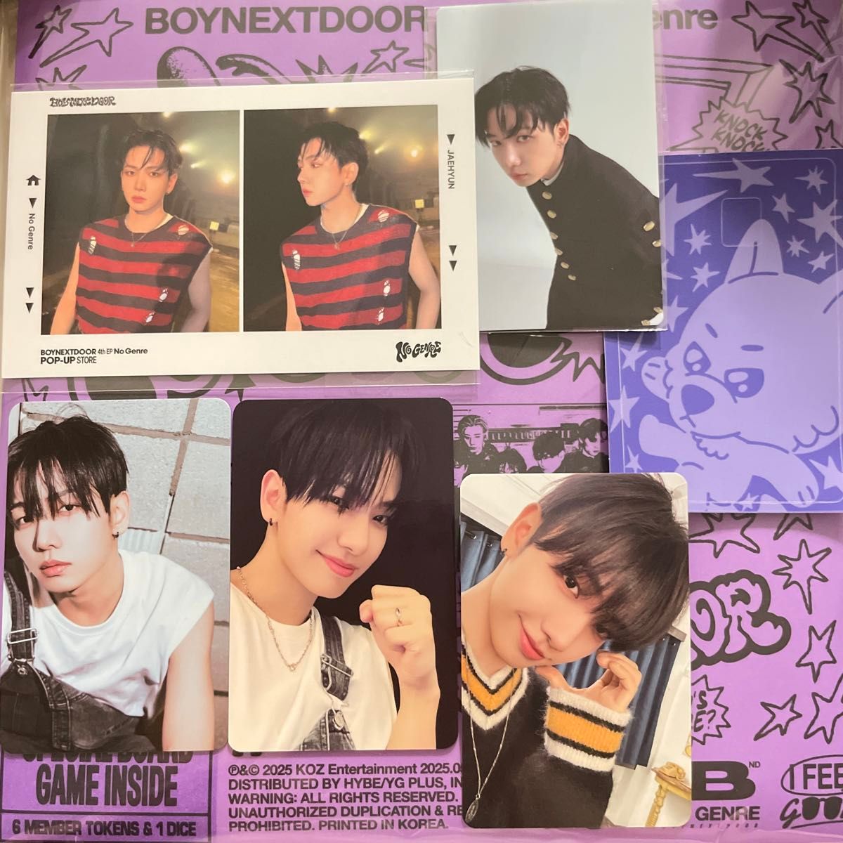 BOYNEXTDOOR ボネクド ジェヒョン ポップアップ トレカ 韓国 特典