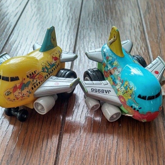 飛行機 ミニチュア おもちゃ 2個セット ポケモンジェット ANA｜Yahoo