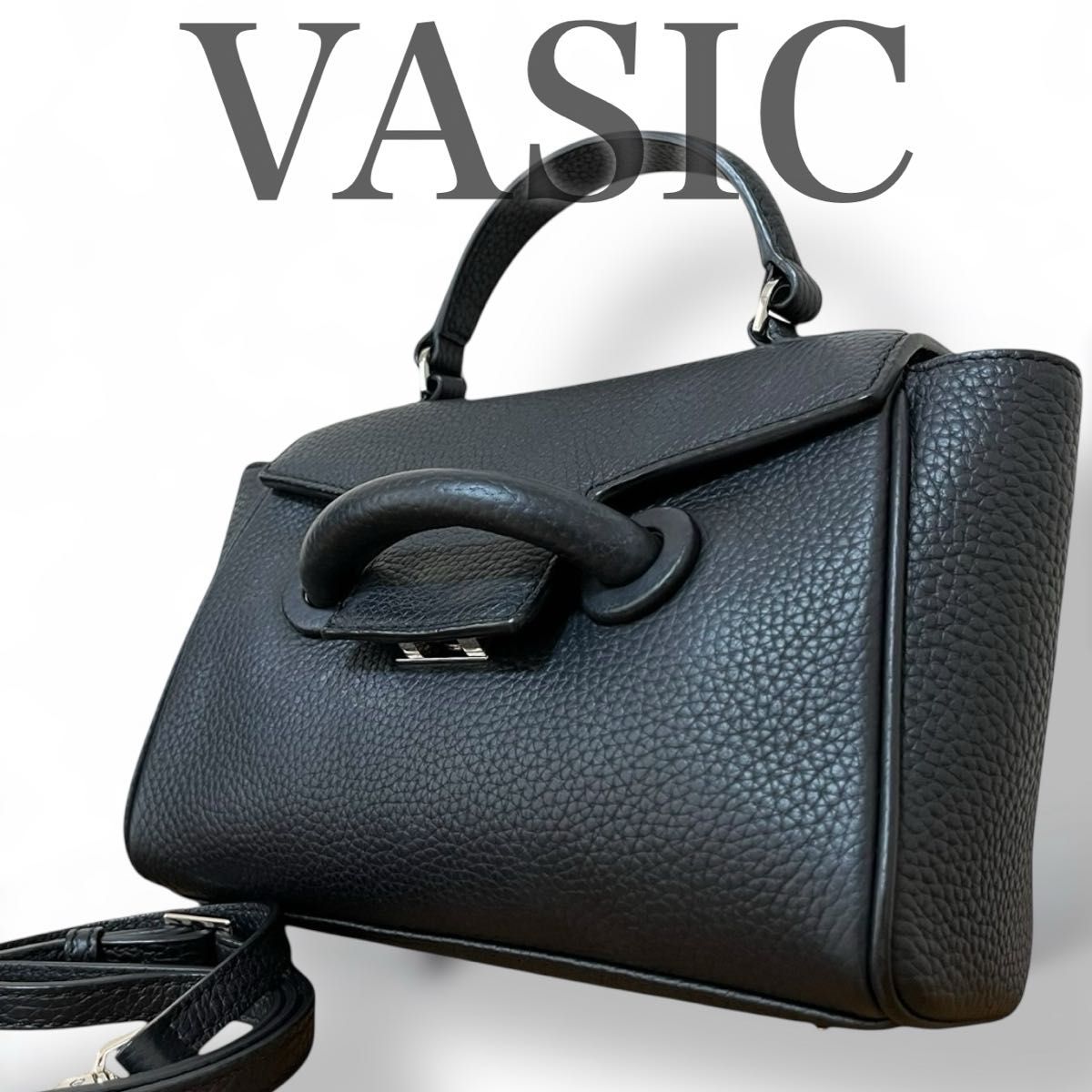 美品 VASIC ヴァジック EVERMINI エバーミニ ハンドバッグ ショルダー