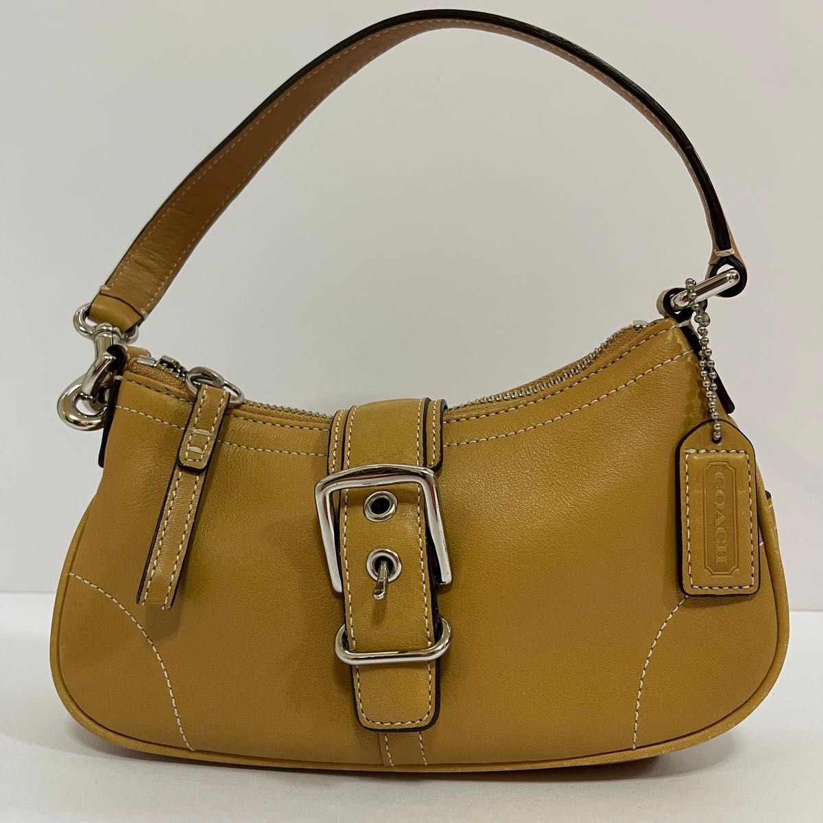 美品 COACH コーチ ソーホー ワンショルダー アクセサリーポーチ