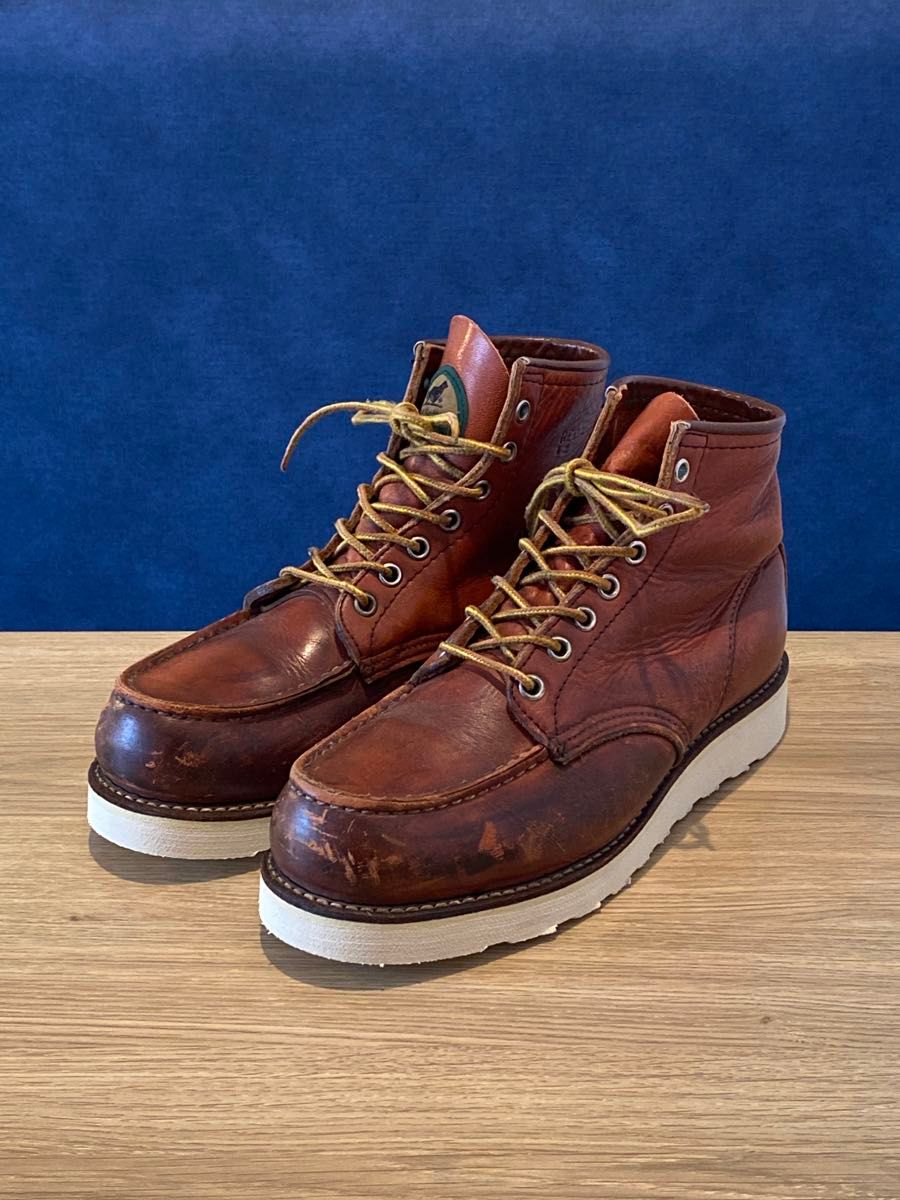 ソール新品】半円犬タグ 93年製 レッドウィング 875 US6 5E 赤茶