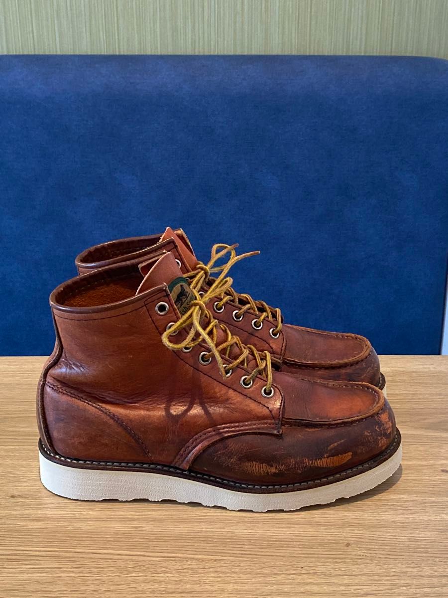 ソール新品】半円犬タグ 93年製 レッドウィング 875 US6 5E 赤茶