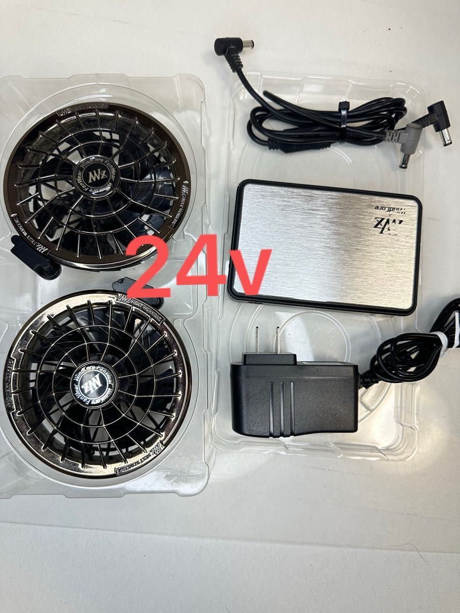 24V 空調服 WINDCORE ワークマン 空調 WBA4650 ファンセット｜Yahoo