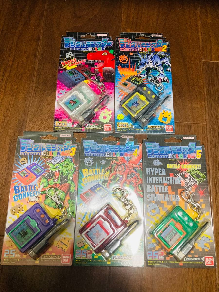 デジタルモンスター COLOR Ver1〜5 新品 未開封 5種セット デジモン