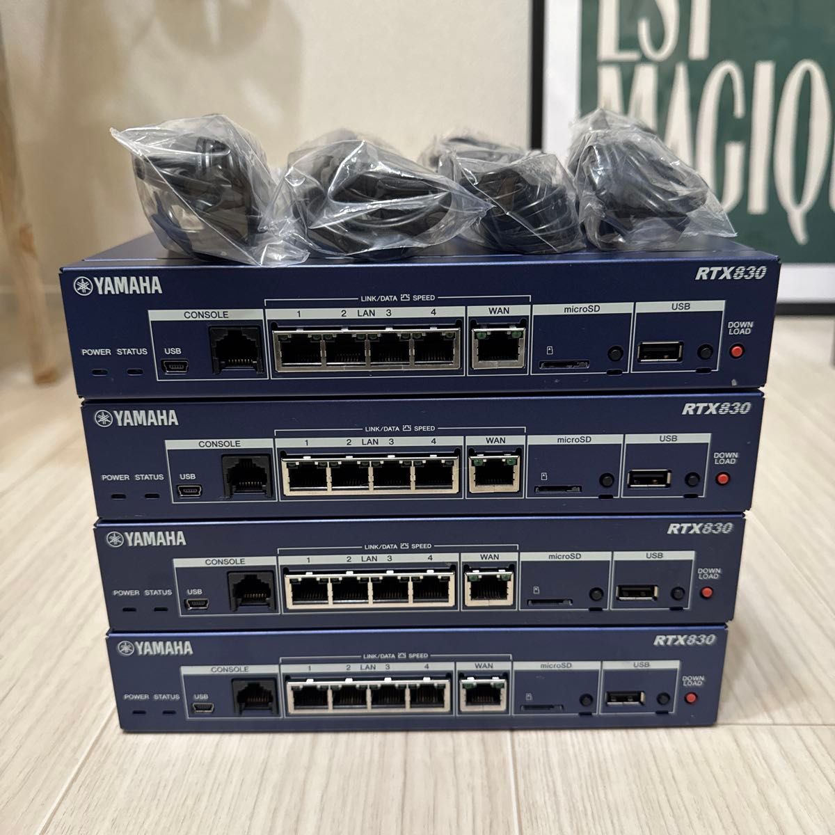 YAMAHA RTX830 VPN ルーター 4台セット｜Yahoo!フリマ（旧PayPayフリマ）