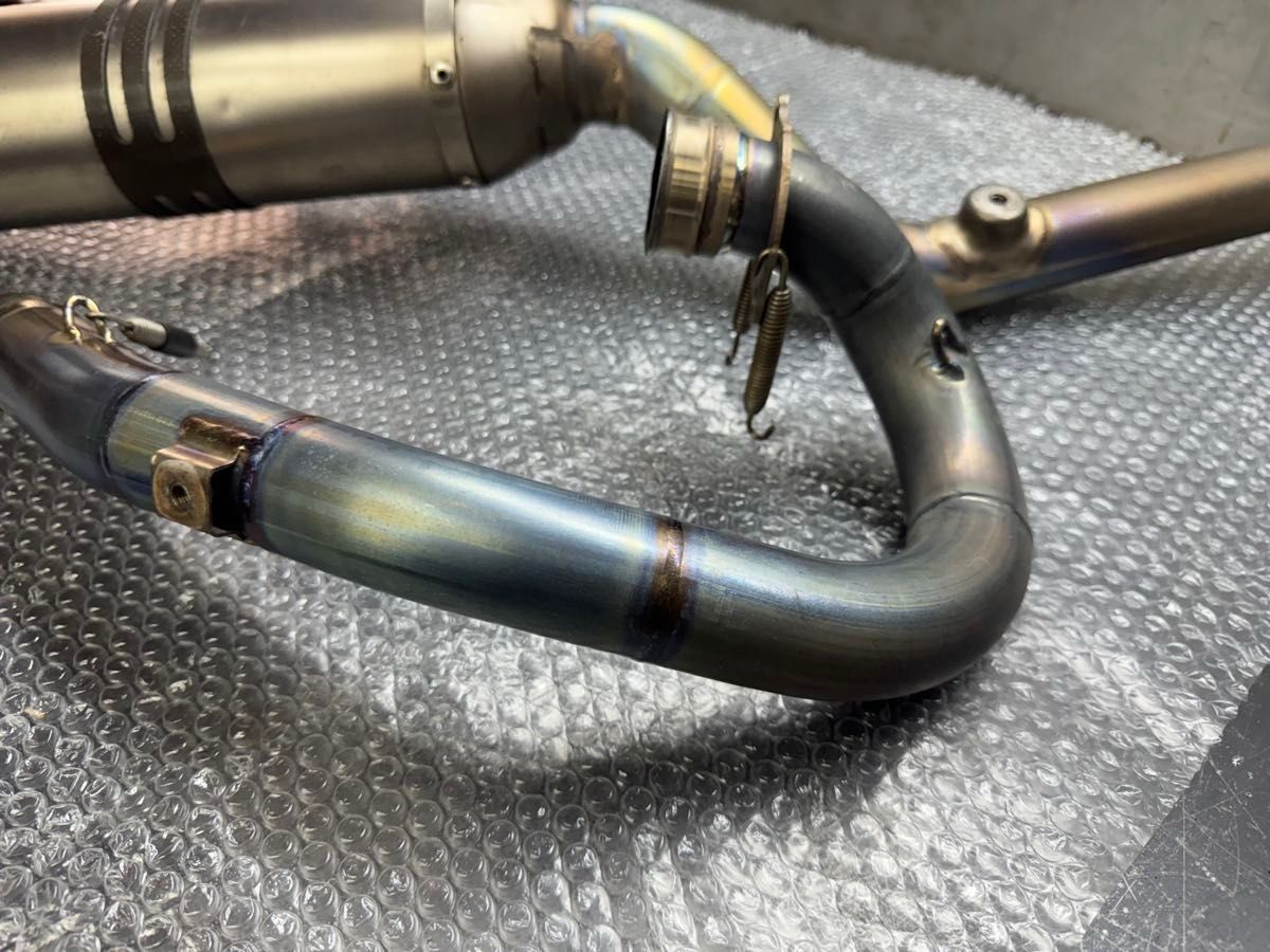 DR-Z400 Akrapovic チタンフルエキゾーストパイプ マフラー