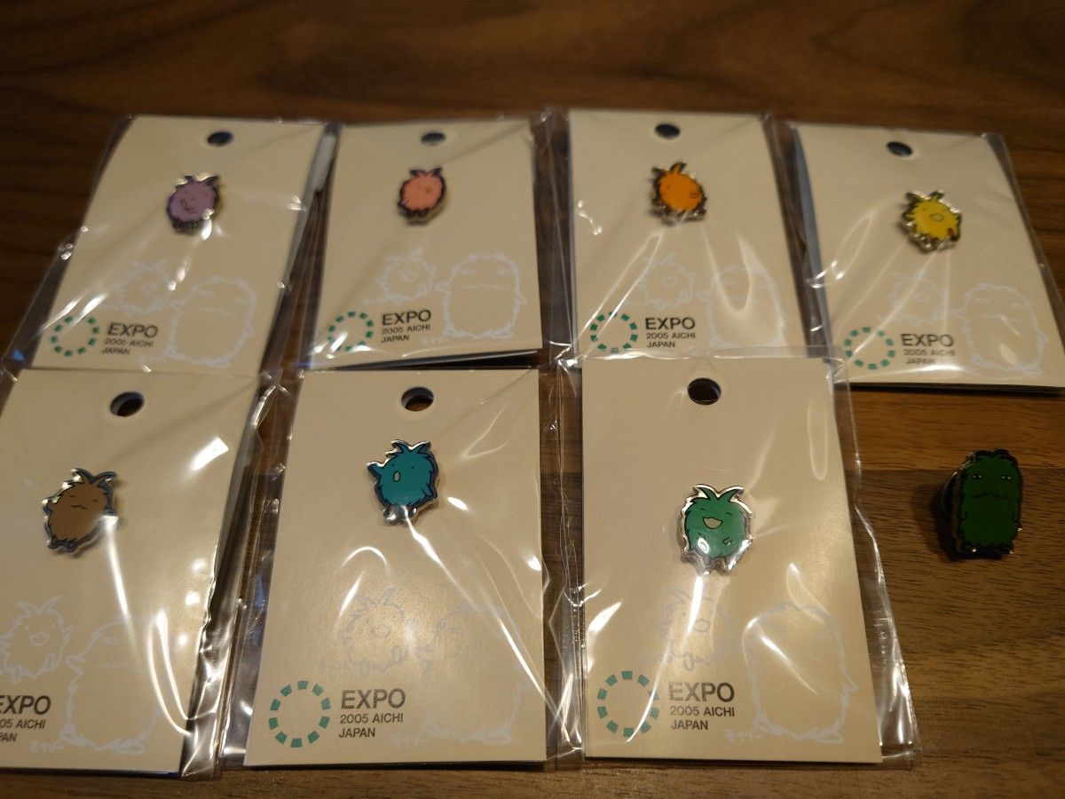 愛知万博（愛・地球博） モリゾー キッコロ ピンバッジ 8個セット
