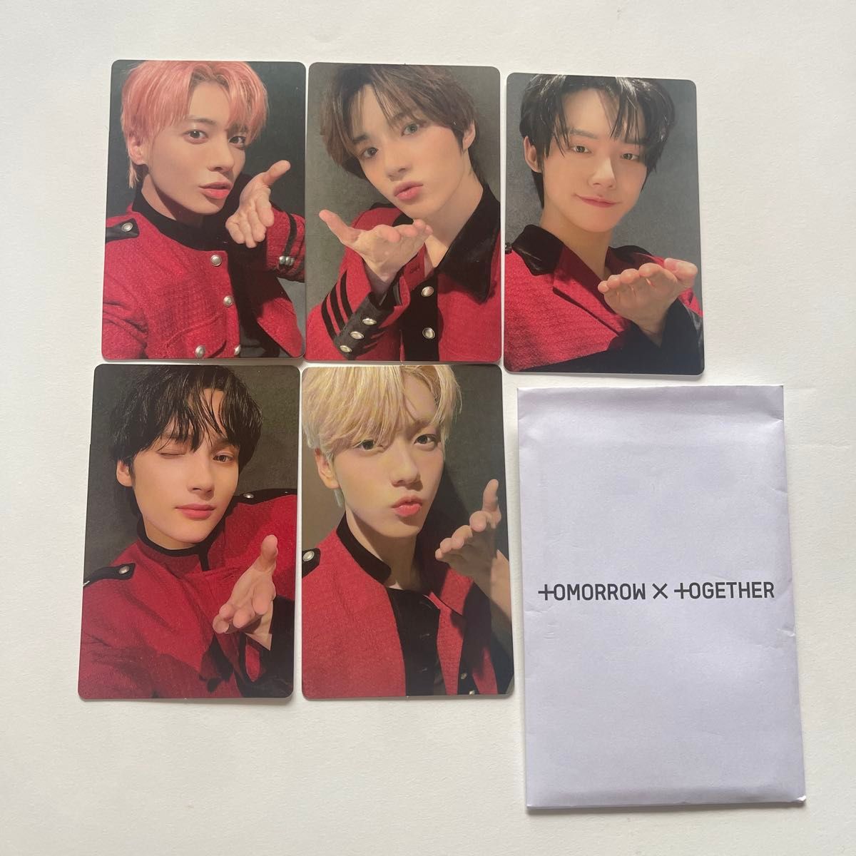 TXT GLOBAL OFFICIAL FANCLUB MOA MEMBERSHIP JP 継続特典 トレカ 5点