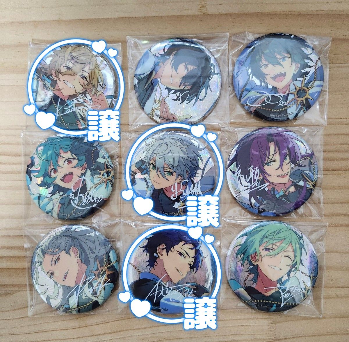 椎名ニキ 9周年 缶バッジ 15個セット あんスタ 椎名ニキ 9周年 缶バッジ