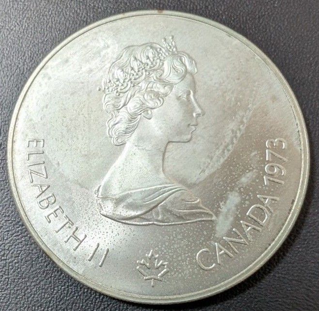 カナダ 1973年 エリザベス女王 硬貨 オリンピック コイン カナダ 5ドル