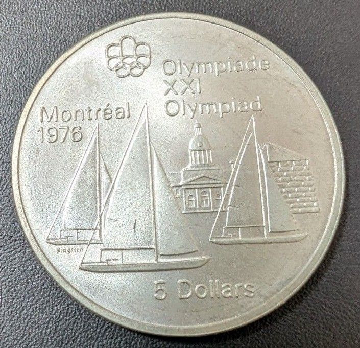 カナダ 1973年 エリザベス女王 硬貨 オリンピック コイン カナダ 5ドル