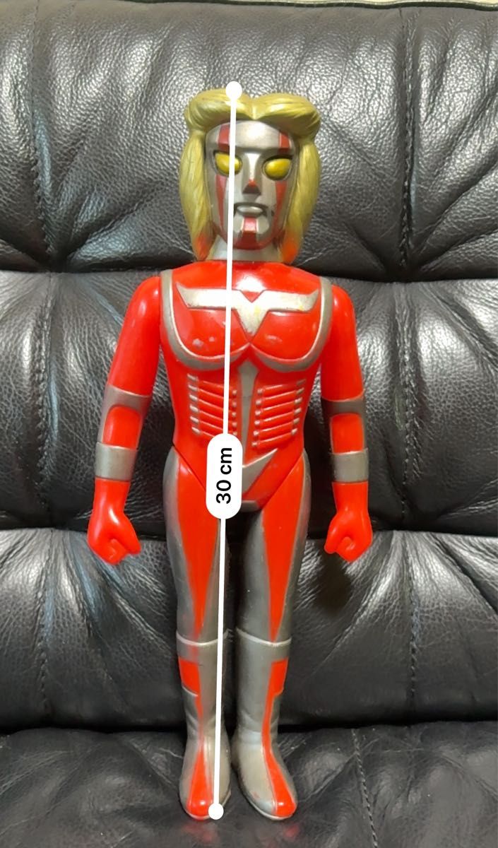 値下げ 【全長約30cm】メガロマン ソフビ 当時物 タカトク ジン 東宝