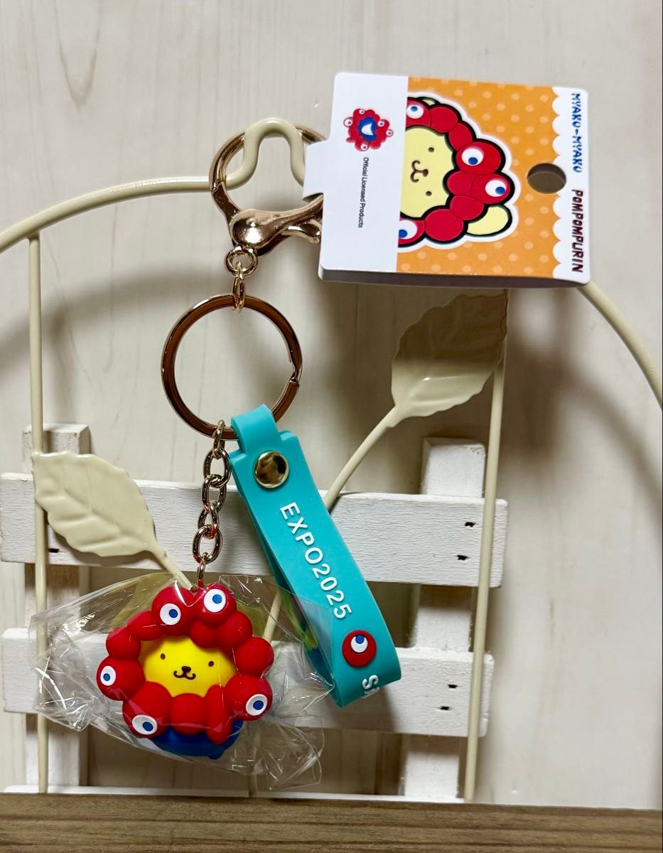 ミャクミャク 万博 ポムポムプリン サンリオ 立体マスコット