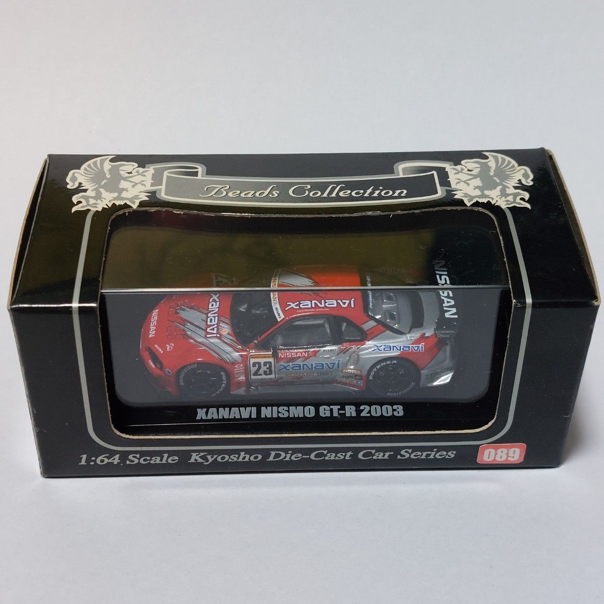 京商 1/64 Nissan 日産 ザナヴィ ニスモ GT-R 2003 #23 089 06083B