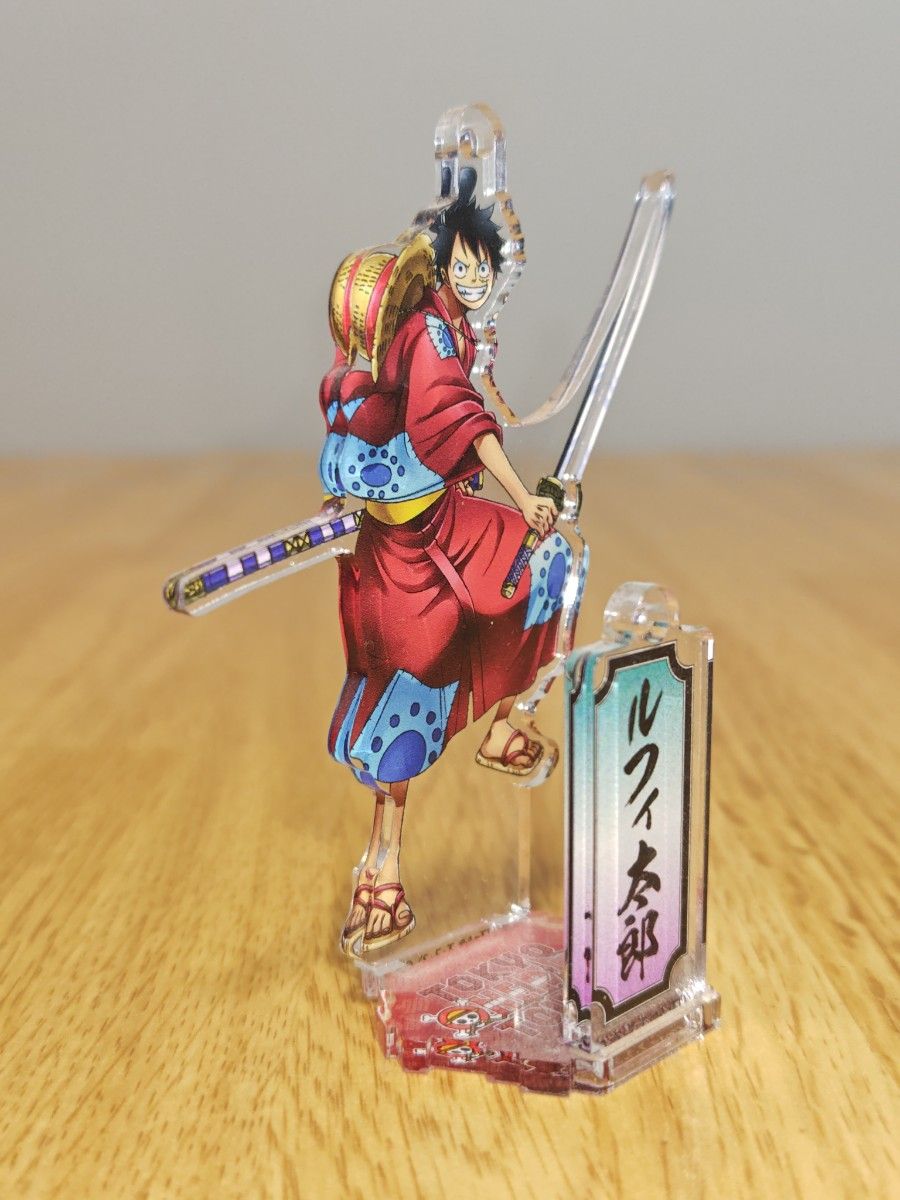 東京 ワンピース タワー 限定 三兄弟 アクリルスタンドチャーム ルフィ