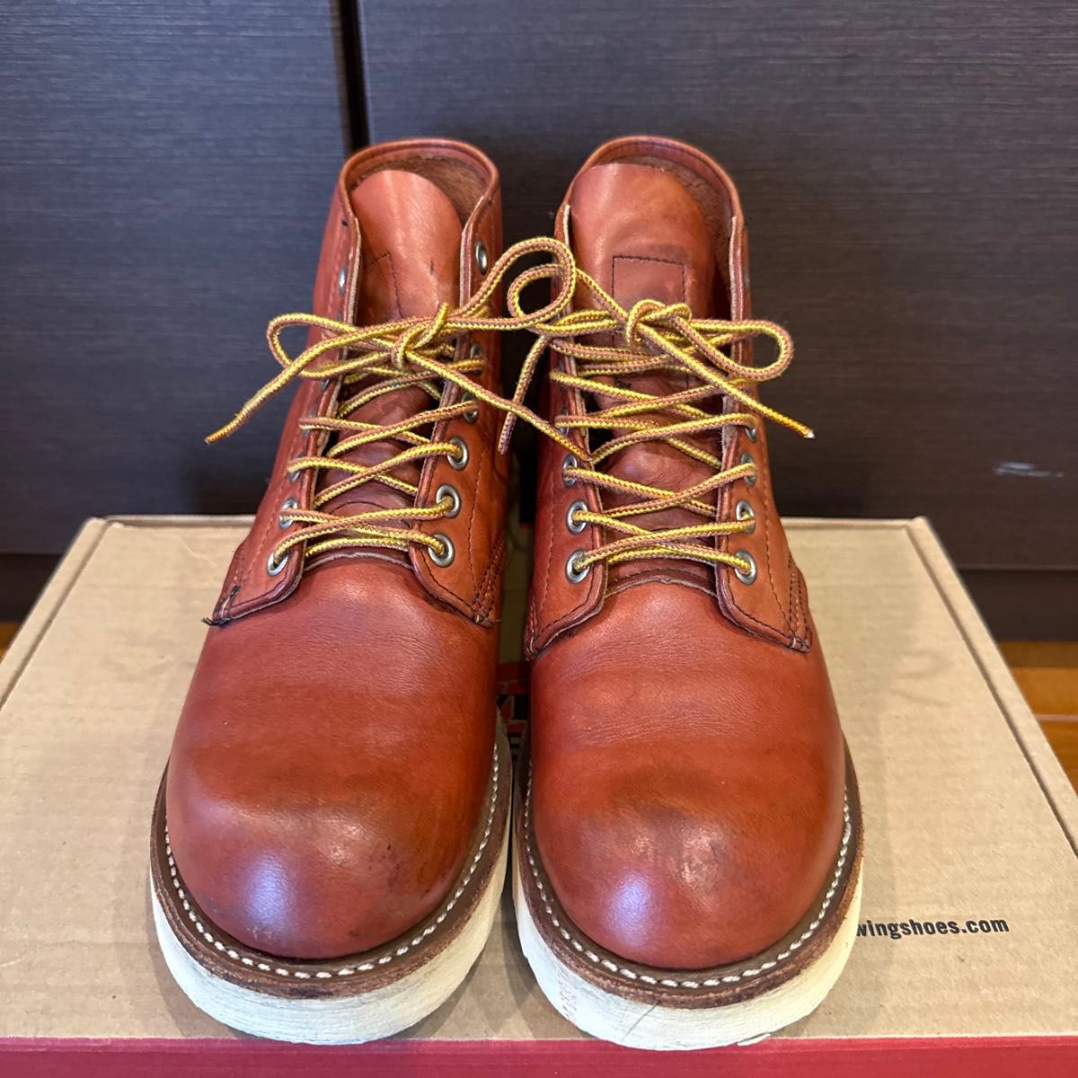 良品08年6 5D】レッドウィング8166プレーントゥ RED WING｜Yahoo