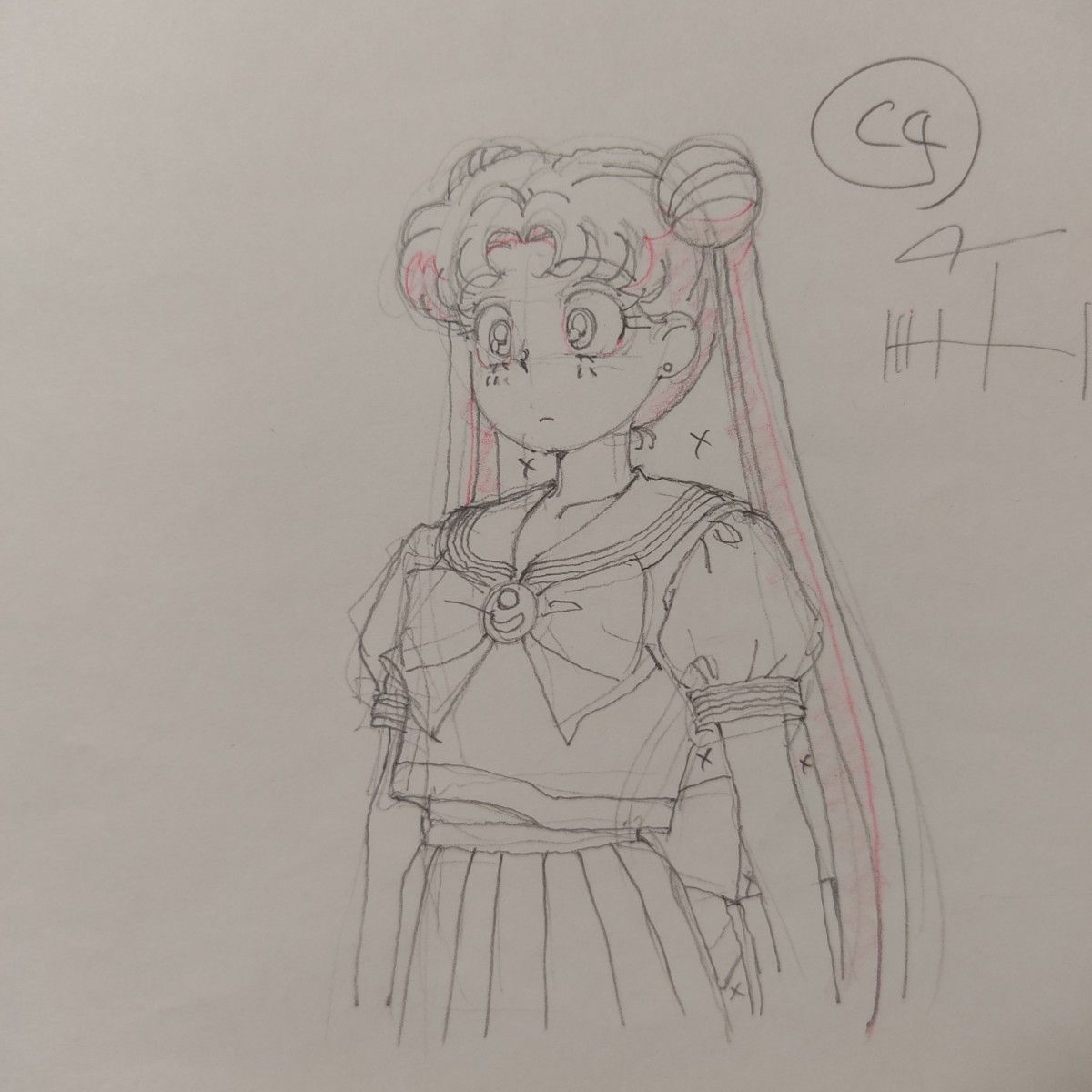 当時モノ】美少女戦士セーラームーン(無印) アニメ原画 17話⑧｜Yahoo