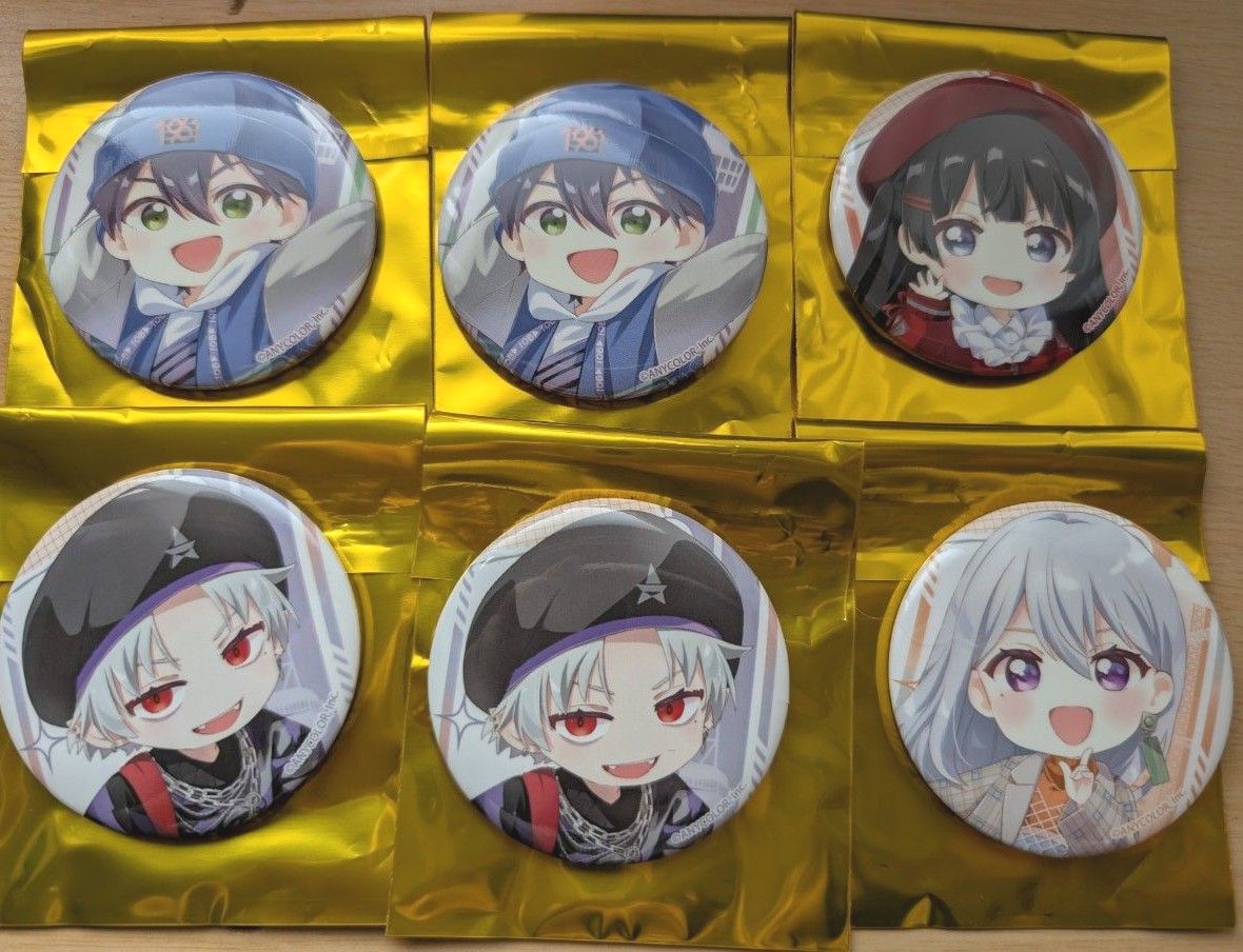 にじさんじ】7大タワーコラボ トレーディング缶バッジ ミニキャラver