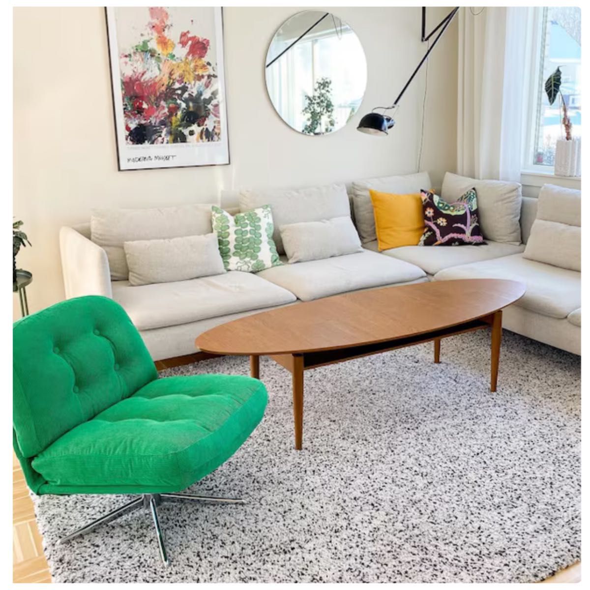 新品・未開封】イケア IKEA ディヴリンゲ 回転パーソナルチェア