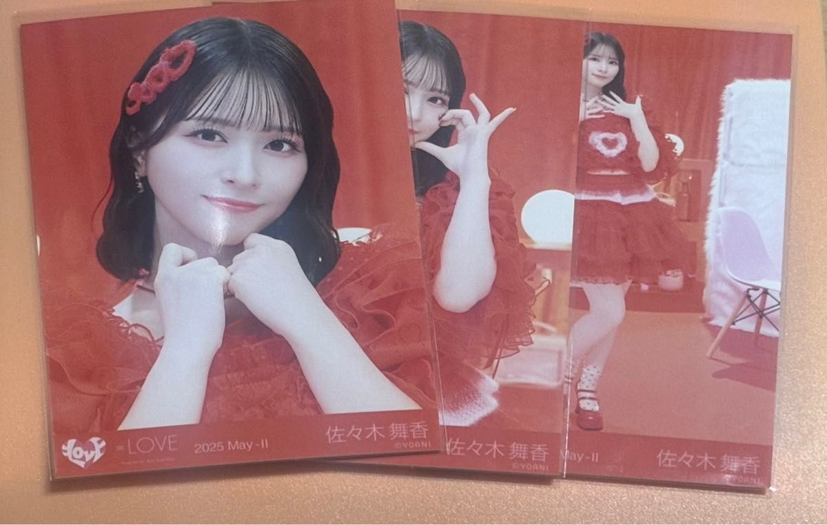 イコラブ ＝LOVE 佐々木舞香 生写真 コンプ とくべチュ して とくべ