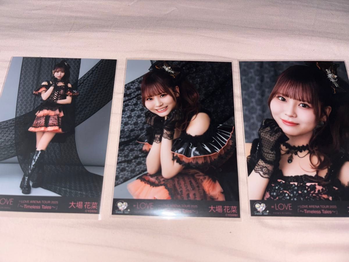 LOVE 大場花菜 アリーナツアー2025 黒衣装 コンプ生写真 #イコラブ