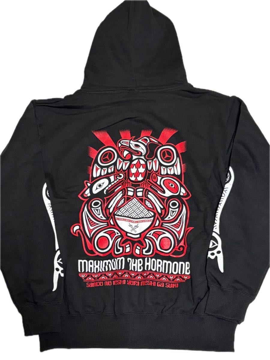 新品 Lサイズ マキシマムザホルモン ホルモンパーカー2 ブラック