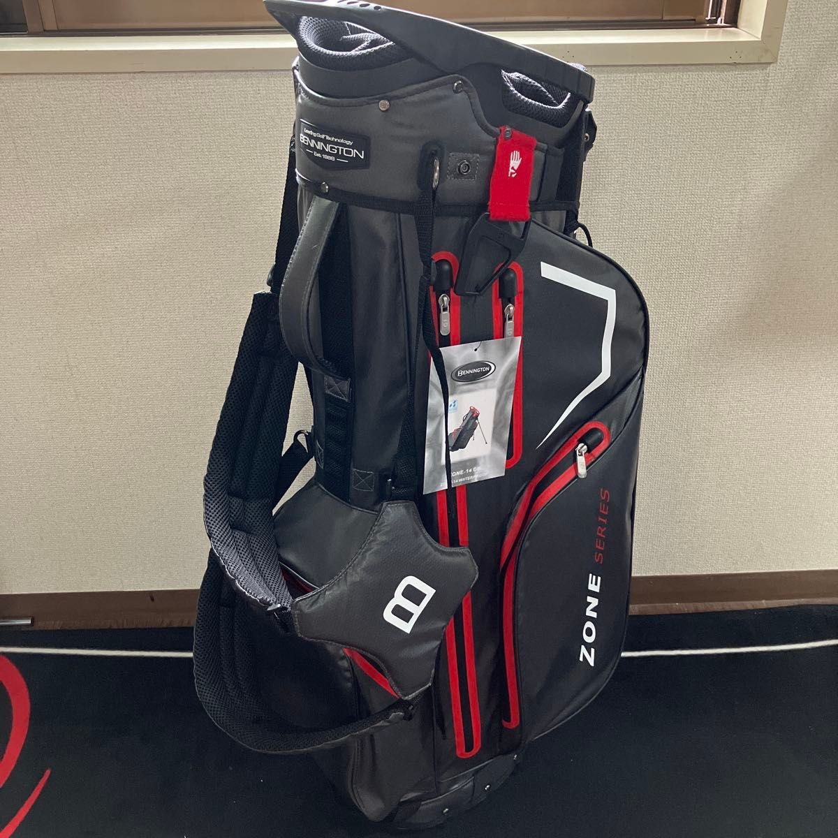 BENNINGTON ベニントン スタンドバッグ 14分割 完全防水 ダークグレー