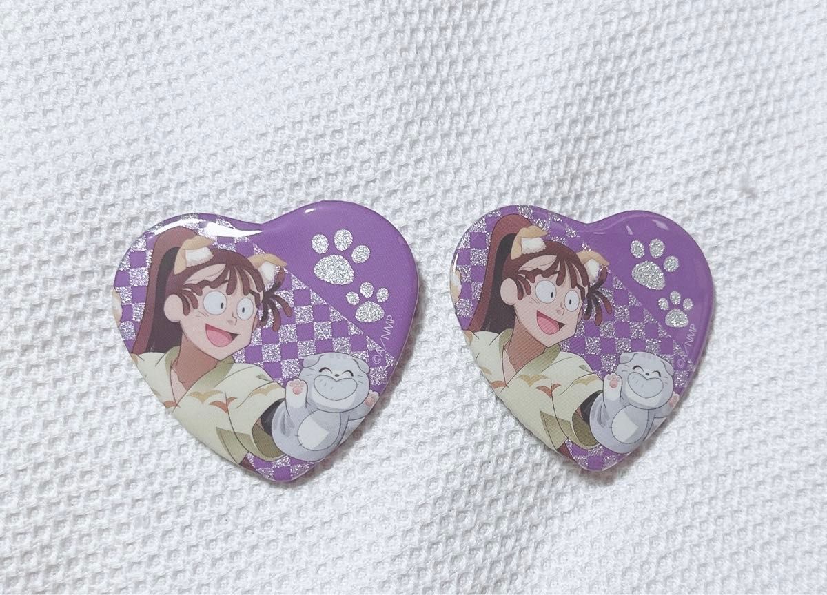 忍たま乱太郎 ナンジャタウン 尾浜勘右衛門 ハート 缶バッジ 20個 忍