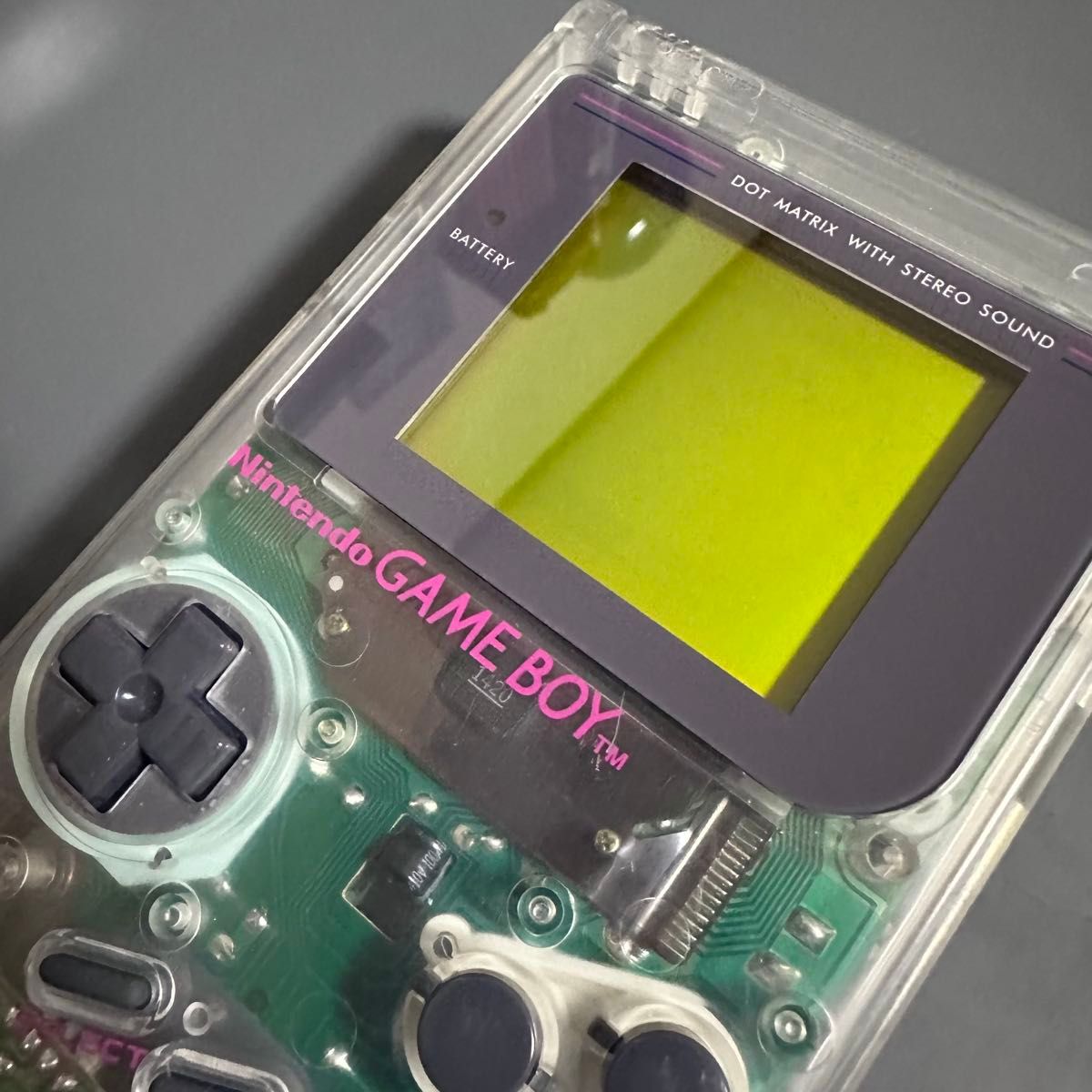 Nintendo 初代ゲームボーイ スケルトン レストア済品 #17｜Yahoo