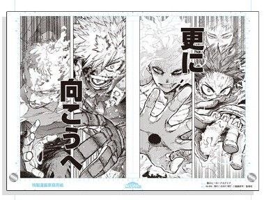 僕のヒーローアカデミア 原稿風アクリルアート 緑谷出久 爆豪勝己 死柄